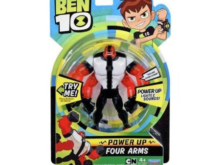 Ben 10 6  Deluxe Power Up Figures - Four Arms Hot on Sale