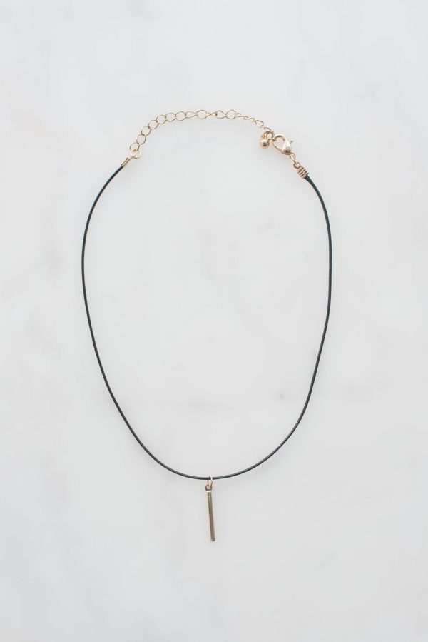 Choker with Gold Pendant on Sale