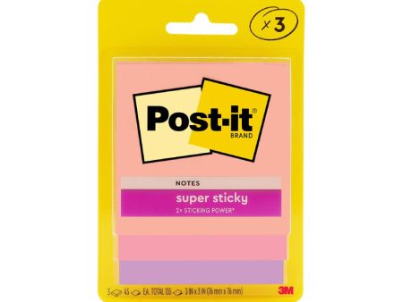 3M Post-It 3321-3SSJP 3X3 Flamingo Online now