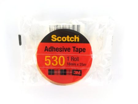 3M Scotch 530 Tape 18mm X 25m (1`` core) Online Sale