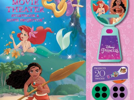 Disney Princess: Moana, Rapunzel, and Ariel Movie Theater Storybook & Movie Projector Online Sale