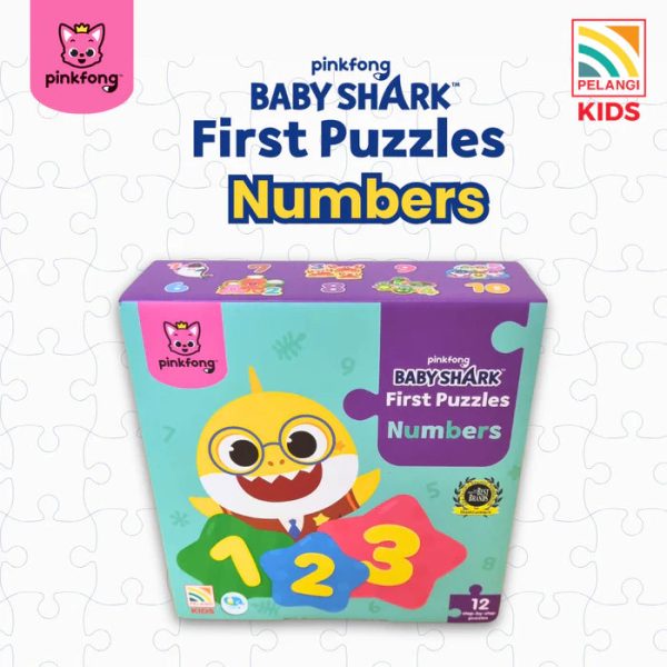 Pinkfong Baby Shark First Puzzles: Numbers (12 step-by-step puzzles) For Sale